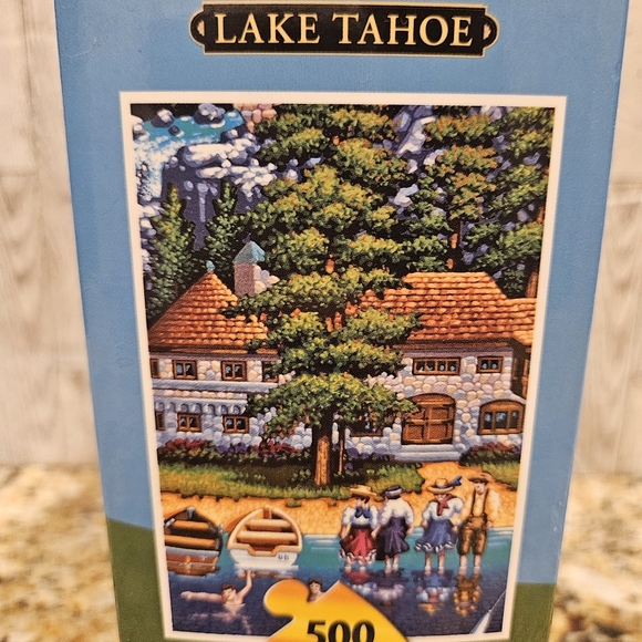Dowdle Lake Tahoe Puzzle 500 Piece 16X20 in "Find the Story Inside" COMPLETE - Picture 5 of 15